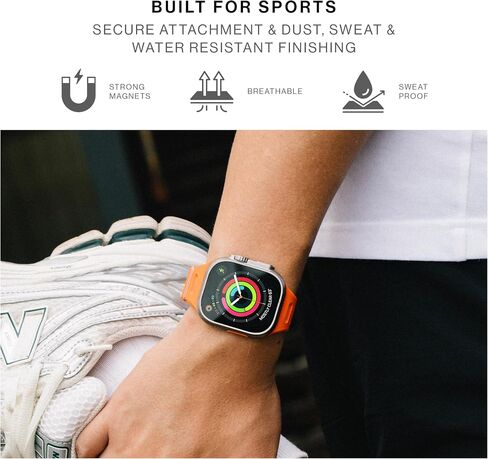 Native Union Active Band | Magnetic Apple Watch Band – Double Sided Reversible Silicone Strap – Adjustable Length – Breathable & Sweat Proof for Sport in Saudi Arabia