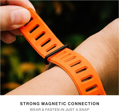 Native Union Active Band | Magnetic Apple Watch Band – Double Sided Reversible Silicone Strap – Adjustable Length – Breathable & Sweat Proof for Sport in Saudi Arabia
