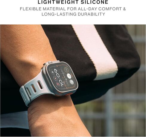 Native Union Active Band | Magnetic Apple Watch Band – Double Sided Reversible Silicone Strap – Adjustable Length – Breathable & Sweat Proof for Sport in Saudi Arabia