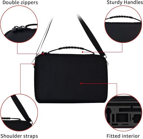 حقيبة حمل Hisewen لكاميرا Insta360 X3، حقيبة تخزين حقيبة سفر صلبة متوافقة مع ملحقات Insta360 X3 وكاميرات Insta360 One X3 X2 X in Kuwait