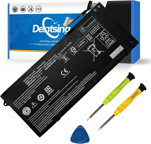 استبدال بطارية الكمبيوتر المحمول Dentsing AP13J4K AP13J3K لجهاز Acer Chromebook 11.6 بوصة 11 C720 C720P C740 Series Notebook KT.00304.001 KT.00303.001 CB3-431-C5EX 11.4V 44.6Wh 3920mAh (كابل طويل 6 سم) in Saudi Arabia