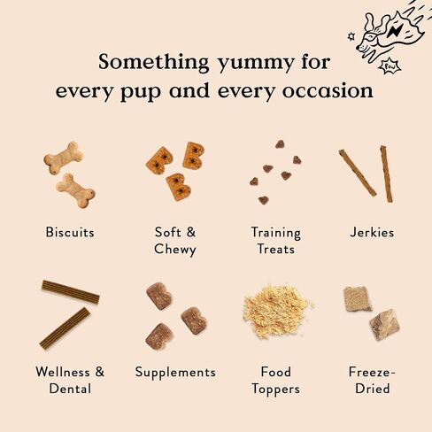 Bocce's Bakery Berry Sorbet Treats for Dogs, Wheat-Free Everyday Dog Treats, Made with Real Ingredients, Baked in The USA, All-Natural Soft & Chewy Cookies, Strawberry, Blueberry & Vanilla, 6 oz in Saudi Arabia
