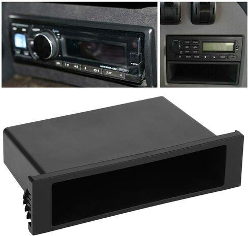1Din Car Stereo Radio Storage Box Inner Pocket Select Storage Dashboard Storage Case,Dashboard Case Interior Accessories Fits Stereo Radio Pocket Radio Accessories in Saudi Arabia