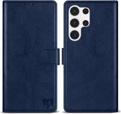 حافظة ZZXX لهاتف Samsung Galaxy S23 مع [حجب RFID] فتحة للبطاقات ومسند إغلاق مغناطيسي من الجلد قابلة للطي حافظة هاتف واقية لهاتف Samsung Galaxy S23 5G (أسود-6.1 بوصة) in Saudi Arabia