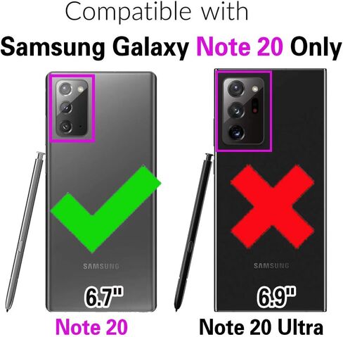 حافظة هاتف Asuwish لهاتف Samsung Galaxy Note 20 Glaxay Note20 5G بسحاب محفظة غطاء قابل للفصل مع واقي شاشة من الزجاج المقسى وحامل بطاقة قلاب خلية Gaxaly Notes 20s Twenty Not S20 Women Black in Kuwait