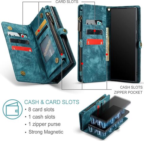 حافظة هاتف Asuwish لهاتف Samsung Galaxy Note 20 Glaxay Note20 5G بسحاب محفظة غطاء قابل للفصل مع واقي شاشة من الزجاج المقسى وحامل بطاقة قلاب خلية Gaxaly Notes 20s Twenty Not S20 Women Black in Kuwait