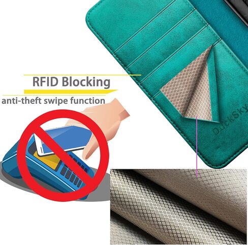 حافظة محفظة من الجلد الأصلي لهاتف iPhone 11 Pro 【حجب RFID 】 【4 حامل بطاقة الائتمان 】 【جلد حقيقي 】 حافظة هاتف قابلة للطي قابلة للطي غطاء واقٍ للنساء والرجال لهاتف Apple 11Pro أسود in Saudi Arabia