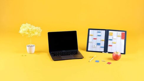 MoverBook Gray، لوازم فنية لتنظيم المذكرات المغناطيسية للمدرسة والأبوة والمشروعات المكتبية والعروض التقديمية (لا يتضمن قالب مذكرة المذكرات المغناطيسية) in Saudi Arabia