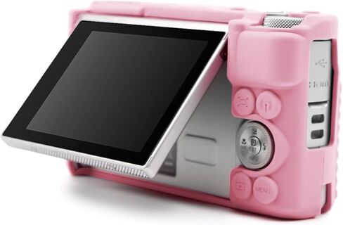 حافظة كاميرا SX730 SX740 ومجموعة ملحقات واقي شاشة LCD، حافظة سيليكون ناعمة لكاميرا Canon PowerShot SX740/SX730 HS، غطاء جسم لكاميرا SX740 SX730 مع غطاء عدسة - وردي in Kuwait