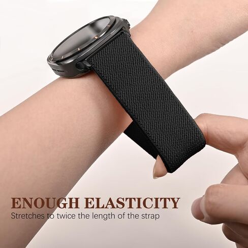 5 Pack Stretchy Nylon Band Compatible with Samsung Galaxy Ultra Watch Band 47mm (2024) Men Women, Solo Loop Soft Elastic Sport Strap Replacement Wristbands for Galaxy Watch 7 Ultra 47mm in Kuwait
