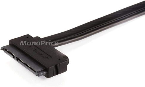 مونوبرايس كابل ساتا - 1.58 قدم - أسود | eSATAp إلى كابل SATA 22-Pin in Saudi Arabia