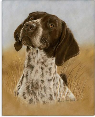 Stupell Industries Pointer Hunting Dog Canvas Wall Art Design by Victoria Schultz in Saudi Arabia