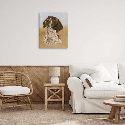 Stupell Industries Pointer Hunting Dog Canvas Wall Art Design by Victoria Schultz in Saudi Arabia