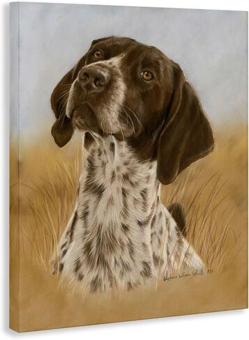 Stupell Industries Pointer Hunting Dog Canvas Wall Art Design by Victoria Schultz in Saudi Arabia