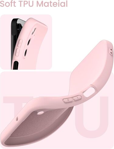 for Samsung Galaxy A15 5G Case with 2X Screen Protector, Camera Protection, Soft Anti-Scratch Microfiber Lining, Ultra Slim Liquid Silicone Protective Phone Case,Galaxy A15,Light Pink in Saudi Arabia