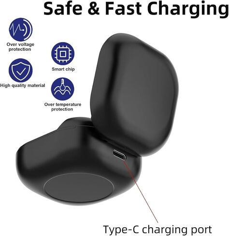 حافظة شحن سماعات الأذن لجهاز Galaxy Buds FE R400، حافظة شحن سماعات الأذن السلكية بديلة فقط صندوق شاحن سماعة الأذن مع خط USB، سماعات الأذن غير متضمنة in Saudi Arabia