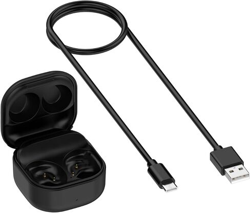 حافظة شحن سماعات الأذن لجهاز Galaxy Buds FE R400، حافظة شحن سماعات الأذن السلكية بديلة فقط صندوق شاحن سماعة الأذن مع خط USB، سماعات الأذن غير متضمنة in Saudi Arabia