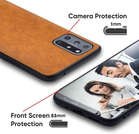 AIORIA for Samsung Galaxy Z Fold 4 Case Leather Phone Cover Retro Design Full Protective Case for Samsung Galaxy Z Fold 4 Z Fold4 5G (Orange) in Saudi Arabia