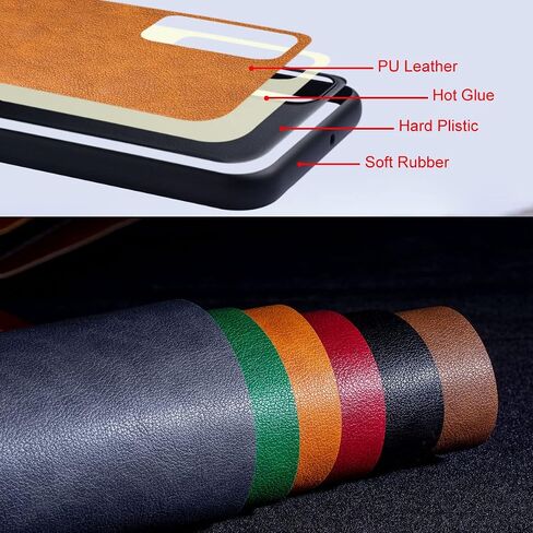 AIORIA for Samsung Galaxy Z Fold 4 Case Leather Phone Cover Retro Design Full Protective Case for Samsung Galaxy Z Fold 4 Z Fold4 5G (Orange) in Saudi Arabia