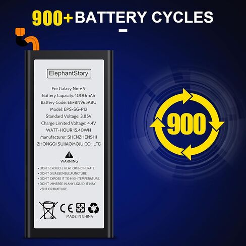 Replacement Battery for Galaxy Note 9, Lithium Polymer Replacement Battery for Samsung Galaxy N9600 N960F BN965ABC EB-BN965ABU with Repair Tool Kits in Saudi Arabia