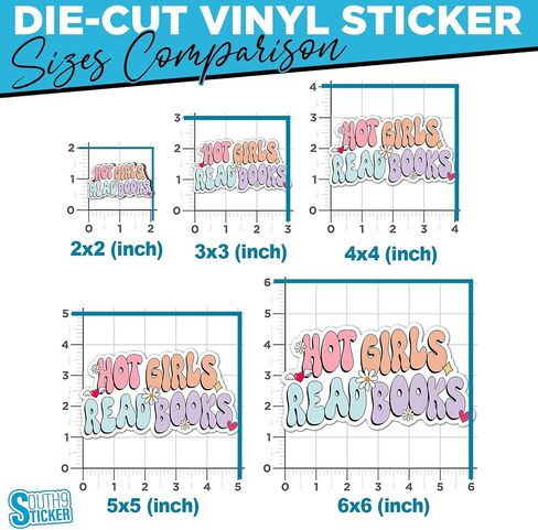 (3Pcs) Hot Girls Read Books Sticker Kindle Stickers Book Vintage Retro Groovy Feminist 3" Vinyl Die-Cut Stickers for Book Hard Hat Water Bottle Laptop Helmet Aesthetic Decoration Stuff Gifts 3 Inches in Kuwait