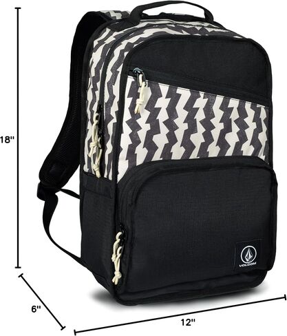 Volcom Men's Hardbound Backpack, Grey/Black, One Size in Saudi Arabia