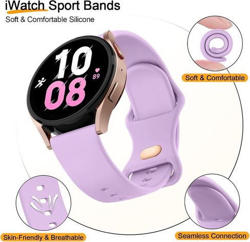 Vancle 22mm Bands for Fossil Men's Gen 6/ Fossil 5E 44mm / Fossil Gen 5 LTE/Carlyle/Garrett/Women's Julianna Smart Watch, Replacement 22mm Band Quick Released Sport Silicone Watch Strap in Saudi Arabia