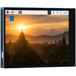 waveshare for Raspberry Pi 4B/Raspberry Pi 3B+/3B/2B/Raspberry Pi Zero W/Zero WH/Zero 2W/ Zero 2WH 2.8inch DPI LCD 480×640 Pixel IPS Capacitive Touch Screen