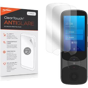 BoxWave Screen Protector Compatible with Jarvisen Translator - ClearTouch Anti-Glare (2-Pack), Anti-Fingerprint Matte Film Skin for Jarvisen Translator