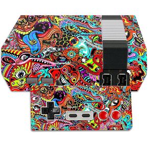MightySkins Skin Compatible with Nintendo NES Classic Edition wrap Cover Sticker Skins Acid Trippy