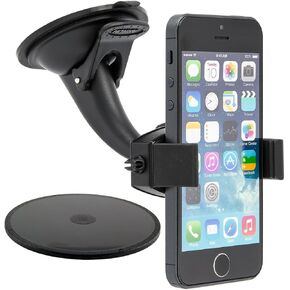 Arkon Windshield Dash Sticky Suction Phone Car Mount for iPhone 7 6S 6 Plus 7 6S 6 Galaxy S7 S6 Retail Black