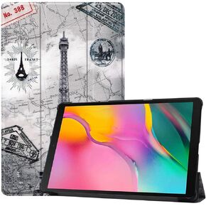 for Samsung Galaxy Tab A 10.1 2019 T510 T515 T517 Leather Case, Ultra Slim Folio Stand Lightweight Cover for 10.1 inch Galaxy Tab A (2019 Release Tablet) SM-T510 SM-T515 SM-T517 (Dark Blue)