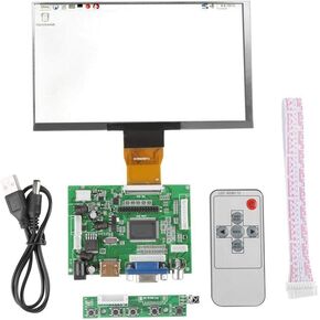 Hilitand 7" TFT LCD Display VGA Monitor Screen Kit 1024x600 Compatible with 3/2