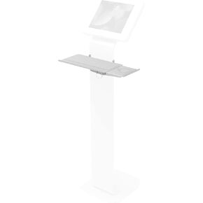Add-on Keyboard Tray – CTA Add-on Keyboard Tray for Floor Stands & CTA Products – White - (ADD-KBTW)