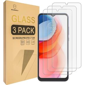 Mr.Shield [3-Pack] Designed For Motorola (MOTO G Play 2021) [Tempered Glass] [Japan Glass with 9H Hardness] Screen Protector with Lifetime Replacement