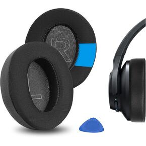 Geekria Sport Cooling-Gel Replacement Ear Pads for Anker Soundcore Life Q20, Life Q20+, Life Q20i, Life 2 Headphones Ear Cushions, Headset Earpads, Ear Cups Cover Repair Parts (Black)