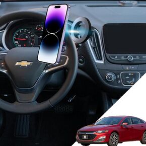 Chevy Malibu Phone Mount Magnetic Malibu Phone Holder for 2024 Chevy Malibu Accessories Phone Holder 2016-present Compatible for All Cell Phones