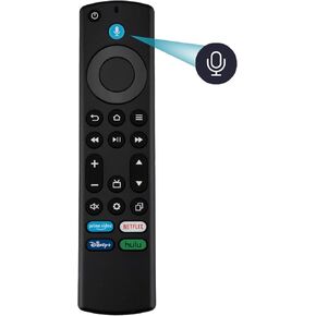 Replacement Voice TV Remote Control for Fire Smart Stick (4K, 4K Max, Lite, 2nd Gen, 3rd Gen) and Cube, for Insignia, Toshiba and Pioneer Smart TVs