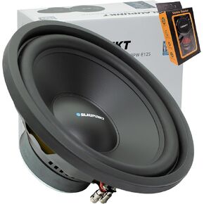 BLAUPUNKT BPW-E12S 12-Inch 500W Peak SVC Car Subwoofer with Deep Bass, Injection Molded PP Cone, and Easy Installation Bundle with Gravity Magnet Phone Holder