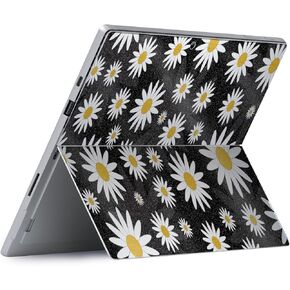 MightySkins Glossy Glitter Skin Compatible with Microsoft Surface Pro 8 - Daisies | Protective, Durable High-Gloss Glitter Finish | Easy to Apply, Remove, and Change Styles | Made in The USA