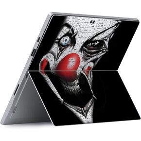 MightySkins Skin Compatible with Microsoft Surface Pro 8 - Evil Clown | Protective, Durable, and Unique Vinyl Decal wrap Cover | Easy to Apply, Remove, and Change Styles | Made in The USA