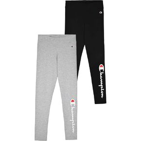 Champion Heritage Girls Performance Legging Stretch Pant | Active Athletic Pant (Wow Pink, Medium)