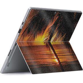 MightySkins Glossy Glitter Skin Compatible with Microsoft Surface Pro 8 - Sunset | Protective Durable High-Gloss Glitter Finish | Easy to Apply, Remove, and Change Styles | Made in The USA