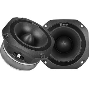 Timpano Super Tweeter 4 Inch TPT-ST71 Chrome, 8 Ohm, 900 Watts Max, HIgh Sensitivity, PRO Audio Bullet Super Tweeters (Pair)