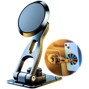 Car Phone Holde, Magnetic Phone Mount for Car, 360 ° Dashboard Car Phone Mount Compatible with Smartphones Such as iPhone