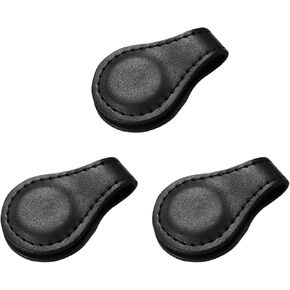 Golf Ball Marker Hat Clip Magnetic Pu Leather Value 6 Pack, Attaches Easily to Pocket Hats Caps Edge Accessories Gifts for Men Women Kids Golfer