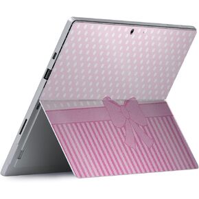 MightySkins Glossy Glitter Skin Compatible with Microsoft Surface Pro 8 - Pink Present | Protective, Durable High-Gloss Glitter Finish | Easy to Apply and Change Styles | Made in The USA