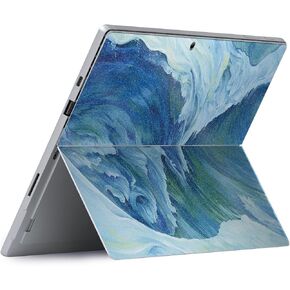 MightySkins Glossy Glitter Skin Compatible with Microsoft Surface Pro 8 - Perfect Wave | Protective, Durable High-Gloss Glitter Finish | Easy to Apply and Change Styles | Made in The USA