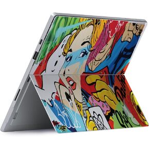 MightySkins Skin Compatible with Microsoft Surface Pro 8 - Cartoon Mania | Protective, Durable, and Unique Vinyl Decal wrap Cover | Easy to Apply, Remove, and Change Styles | Made in The USA