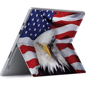 MightySkins Skin Compatible with Microsoft Surface Pro 8 - America Strong | Protective, Durable, and Unique Vinyl Decal wrap Cover | Easy to Apply, Remove, and Change Styles | Made in The USA